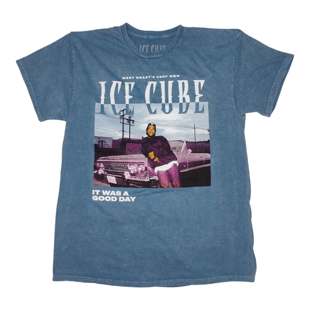 706 Ice Cube Graphic Tee - Blue Size L